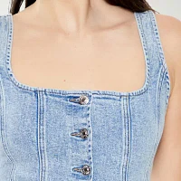 Forever 21 Womens Sleeveless Crop Top Juniors
