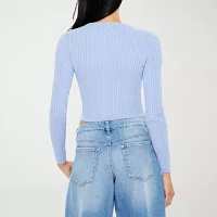 Forever 21 Womens Long Sleeve Button Cardigan Juniors