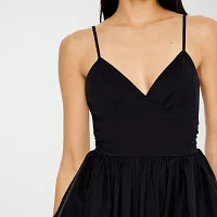 Forever 21 Womens Sleeveless Fit + Flare Dress Juniors