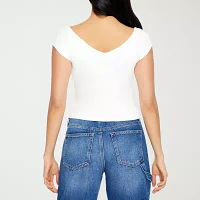 Forever 21 Womens Juniors V Neck Short Sleeve T-Shirt