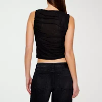 Forever 21 Womens Juniors Crew Neck Sleeveless Tank Top