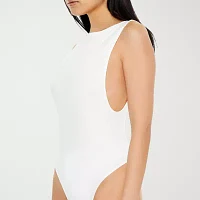 Forever 21 Womens Boat Neck Sleeveless Bodysuit Juniors