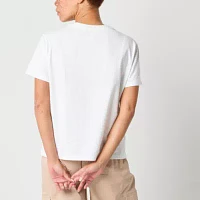 Champion Womens Crew Neck Short Sleeve Graphic T-Shirt