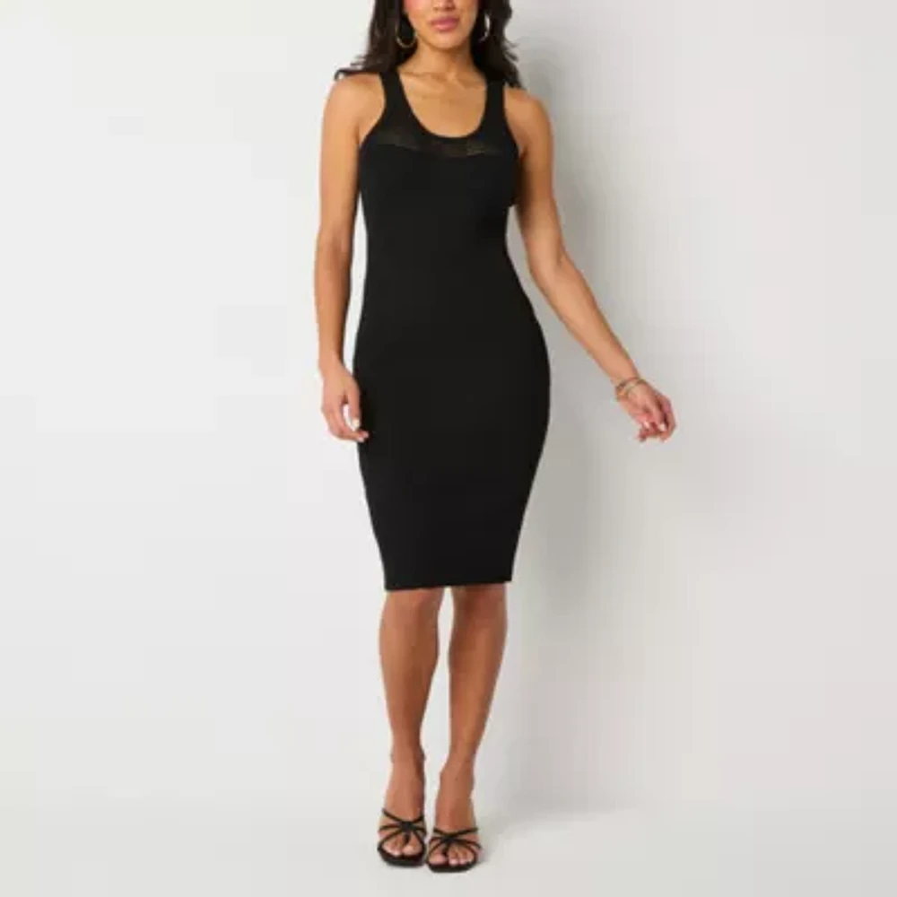 Bold Elements Womens Sleeveless Sweater Dress