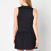 Xersion Everultra-Lite Womens Sleeveless Zip Polo Shirt