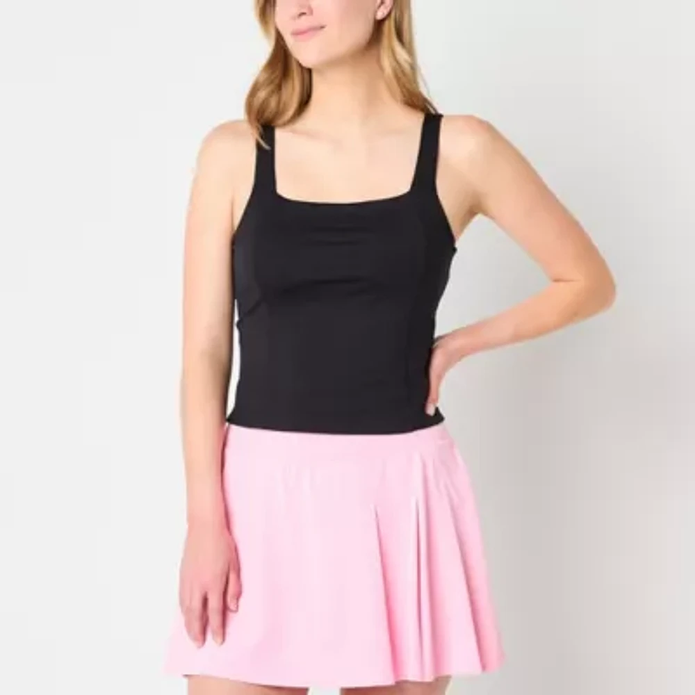 Xersion EverUltra Womens Sleeveless Bandeau Shelf Bra Tank Top