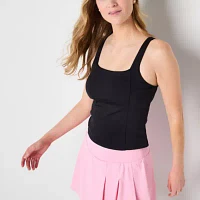 Xersion EverUltra Womens Sleeveless Bandeau Shelf Bra Tank Top