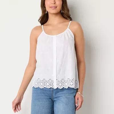 a.n.a Womens Scoop Neck Camisole