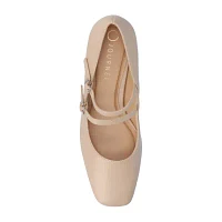Journee Collection Womens Nally Square Block Heel Pumps