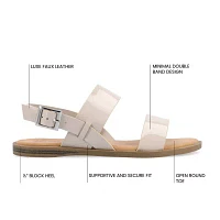 Journee Collection Womens Lavine Slingback Strap Flat Sandals
