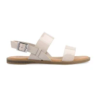 Journee Collection Womens Lavine Slingback Strap Flat Sandals