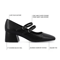 Journee Collection Womens Nally Block Heel Pumps