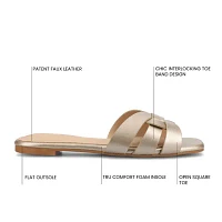 Journee Collection Womens Arrina Flat Sandals