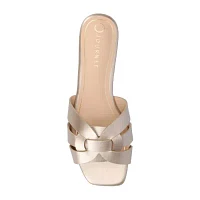Journee Collection Womens Arrina Flat Sandals