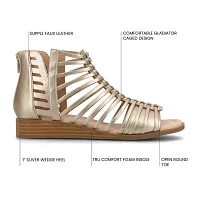 Journee Collection Womens Delilah Wedge Sandals