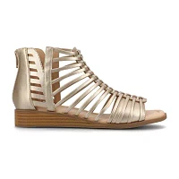 Journee Collection Womens Delilah Wedge Sandals