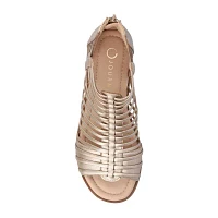 Journee Collection Womens Delilah Wedge Sandals