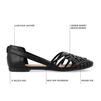 Journee Collection Womens Ekko Flat Sandals