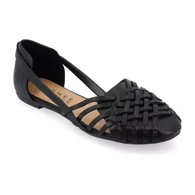 Journee Collection Womens Ekko Flat Sandals