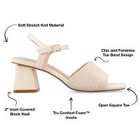 Journee Collection Womens Evylinn Heeled Sandals Wide Width