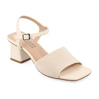 Journee Collection Womens Evylinn Heeled Sandals Wide Width