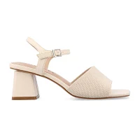 Journee Collection Womens Evylinn Heeled Sandals Wide Width