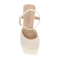 Journee Collection Womens Evylinn Heeled Sandals Wide Width
