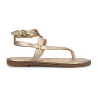 Journee Collection Womens Tangie Ankle Strap Flat Sandals