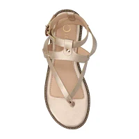 Journee Collection Womens Tangie Ankle Strap Flat Sandals