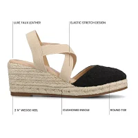 Journee Collection Womens Ashlee Wedge Sandals