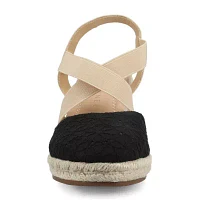 Journee Collection Womens Ashlee Wedge Sandals