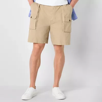 St. John's Bay Hiking 10" Mens Big and Tall Stretch Fabric Cargo Short