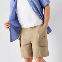 St. John's Bay Hiking 10" Mens Big and Tall Stretch Fabric Cargo Short