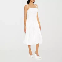 Forever 21 Bubble Hem Womens Sleeveless Drop Waist Dress Juniors