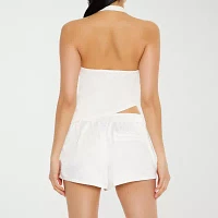 Forever 21 Womens Juniors Halter Neck Sleeveless Tank Top
