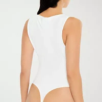 Forever 21 Womens Boat Neck Sleeveless Bodysuit Juniors