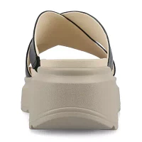 Journee Collection Womens Cathie Slide Sandals