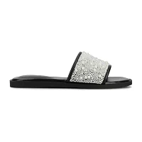 Journee Collection Womens Precly Flat Sandals