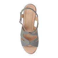 Journee Collection Womens Kedzieii Wedge Sandals