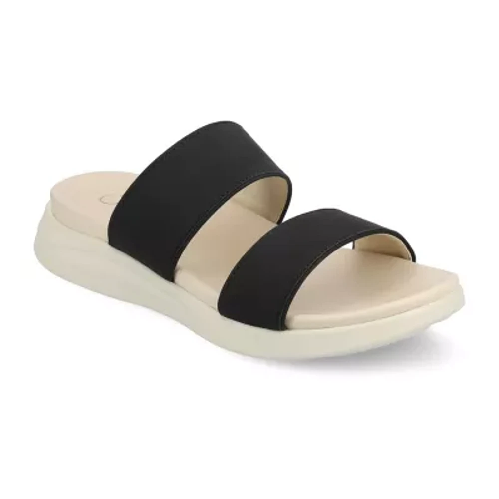 Journee Collection Womens Janis Flat Sandals