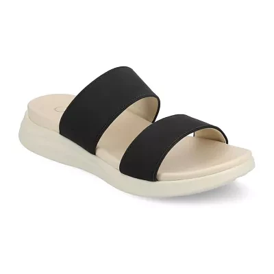 Journee Collection Womens Janis Flat Sandals