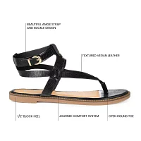 Journee Collection Womens Tangie Flat Sandals