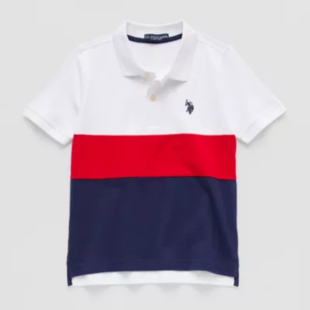 U.S. Polo Assn. Little & Big Boys Embroidered Short Sleeve Shirt