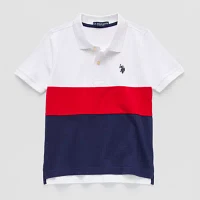 U.S. Polo Assn. Little & Big Boys Embroidered Short Sleeve Shirt