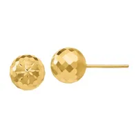 14K Gold 9mm Ball Stud Earrings