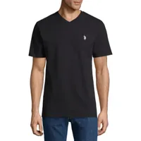 U.S. Polo Assn. Stretch Mens V Neck Short Sleeve T-Shirt