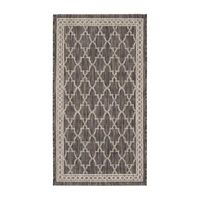 Safavieh Courtyard Collection Keeley Geometric Indoor/Outdoor Area Rug