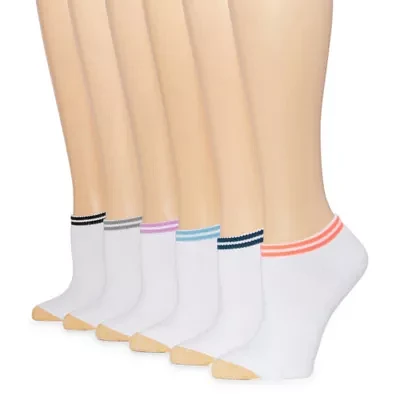 Gold Toe Cushion 6 Pair Liner Socks - Womens