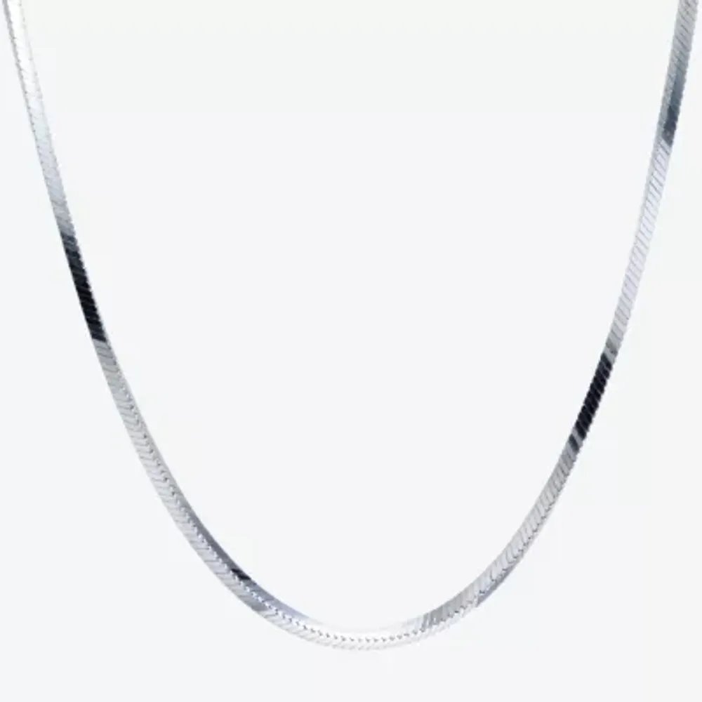 Silver Treasures Made in Italy Sterling Silver 18-24" Snake Chain Necklace