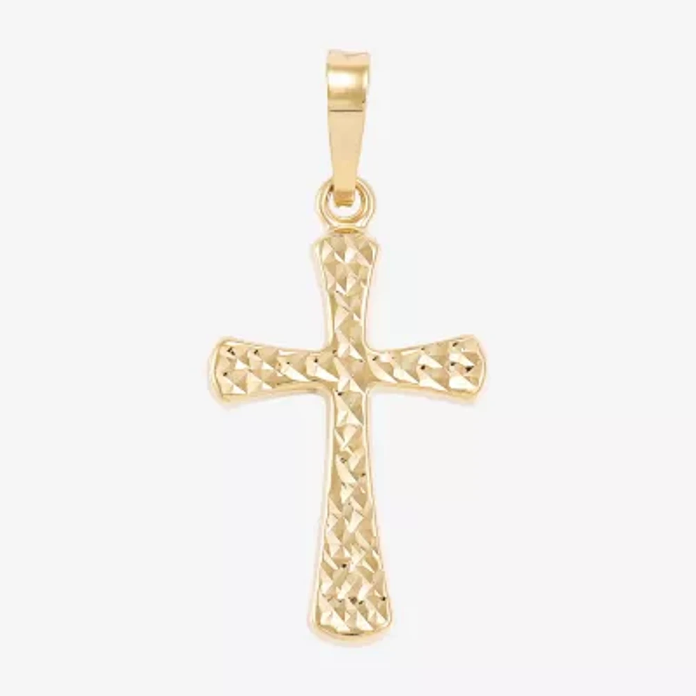 Unisex Adult 14K Gold Cross Pendants